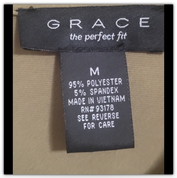 Grace the perfect fit Green top size medium - Picture 3 of 4